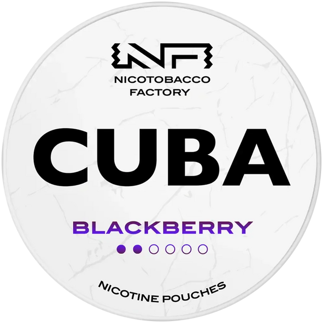 Cuba White Low Blackberry-Nicotine Pouches-SnusBox