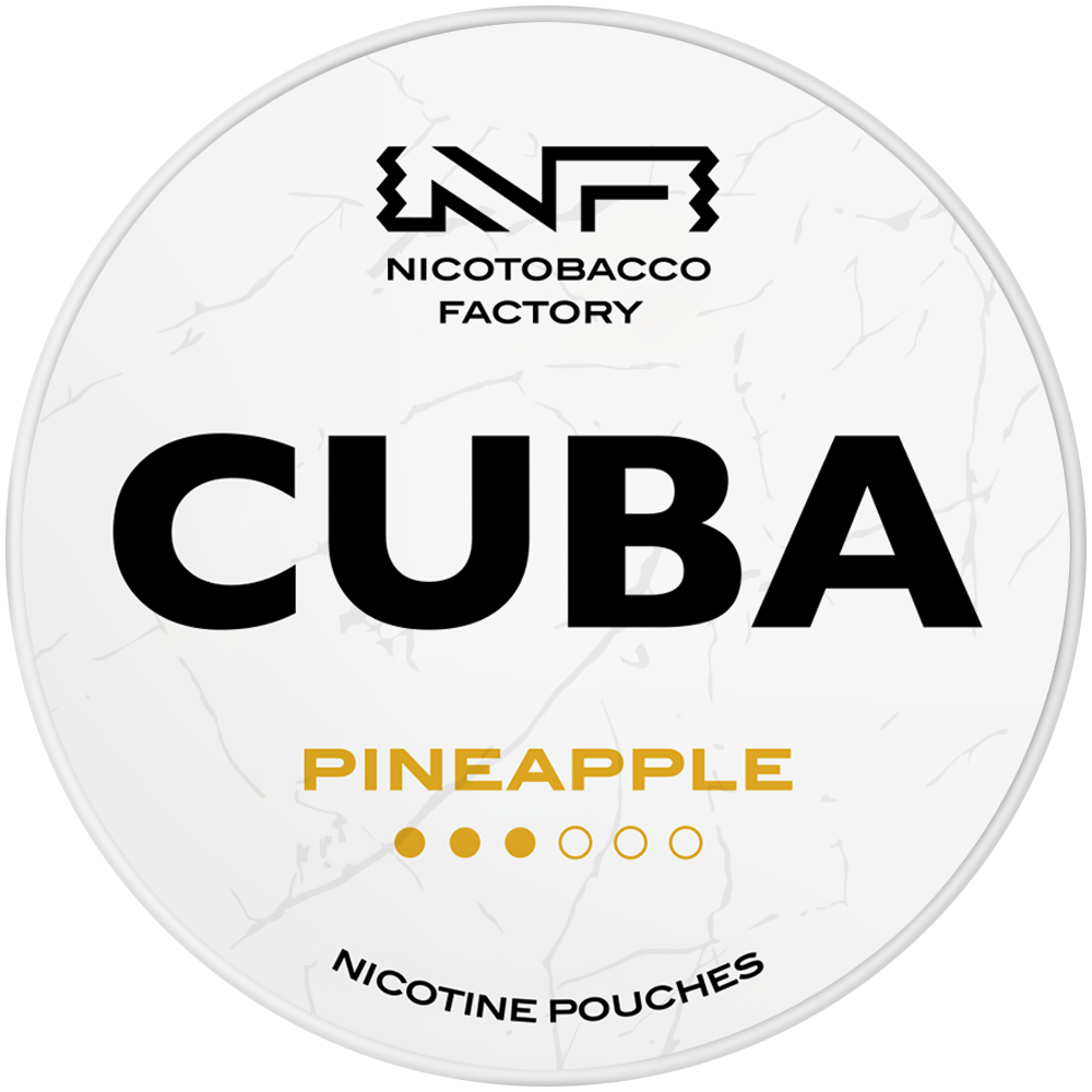 Cuba White Pineapple-Nicotine Pouches-SnusBox