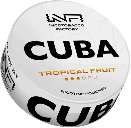 Cuba White Tropical Fruit-Nicotine Pouches-SnusBox