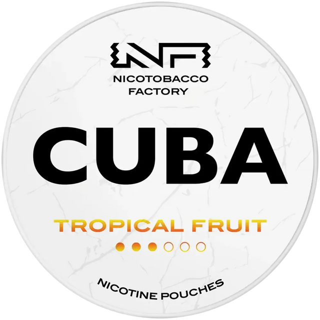 Cuba White Tropical Fruit-Nicotine Pouches-SnusBox