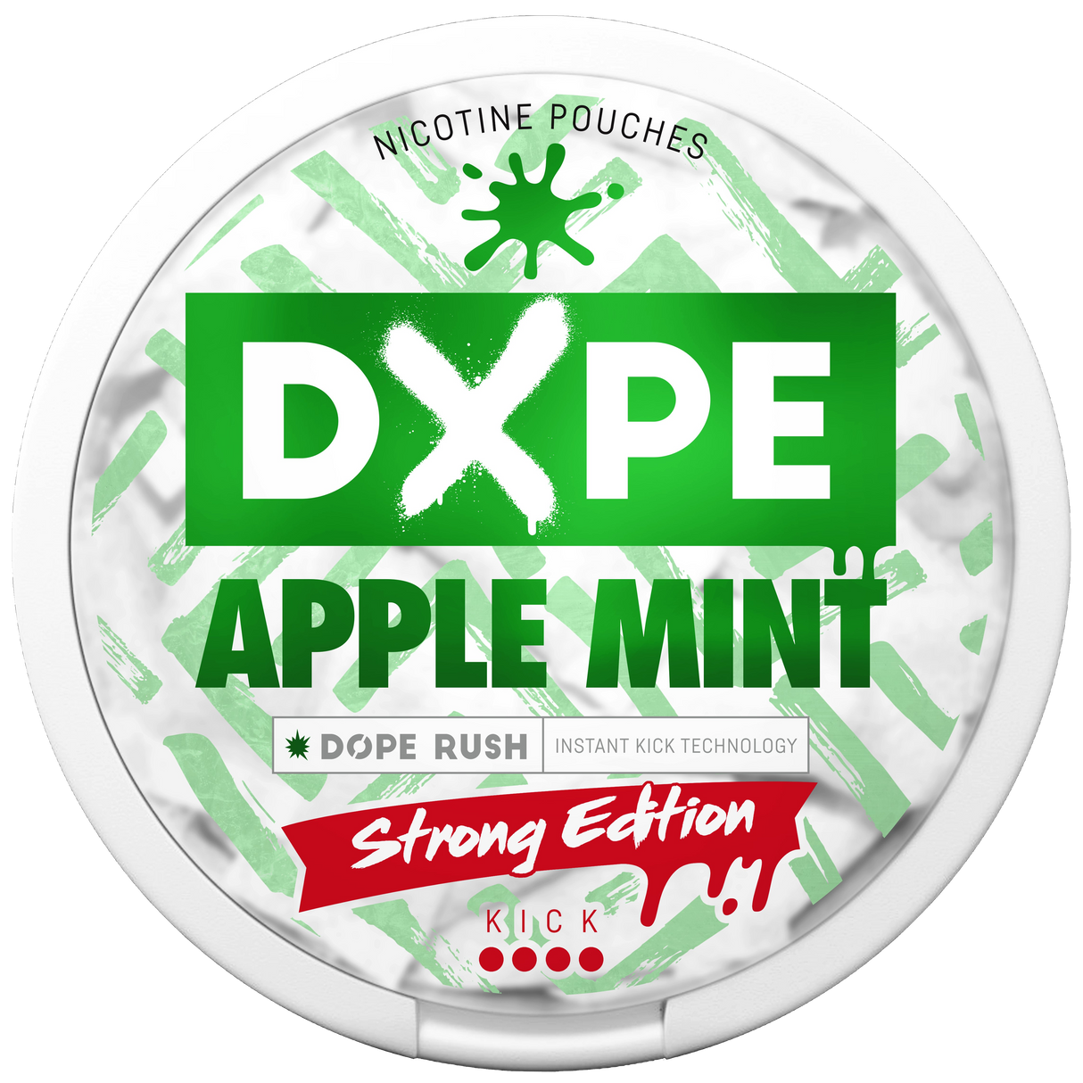 DOPE Apple Mint Strong-Nicotine Pouches-SnusBox
