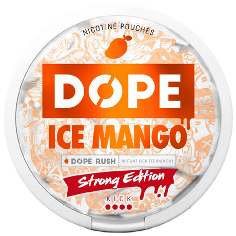 Dope Ice Mango Strong-Nicotine Pouches-SnusBox