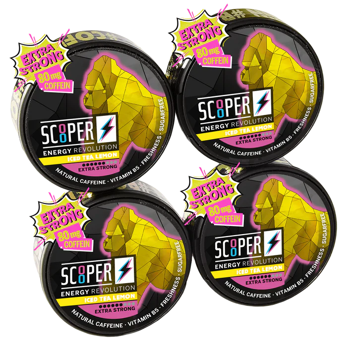 Scooper Energy Iced Tea Lemon - Bundle – Snusbox