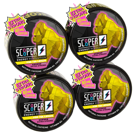 Scooper Energy Iced Tea Lemon - Bundle – Snusbox