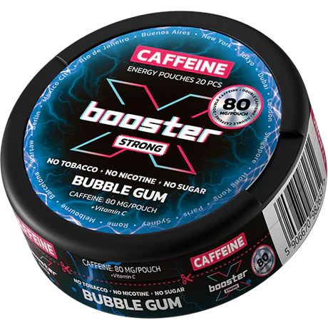 X-Booster Bubble Gum 80 mg - Bundle – Snusbox