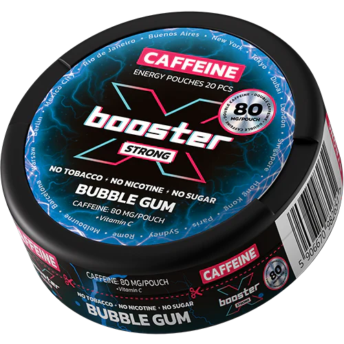 X-Booster Bubble Gum 80 mg - Bundle – Snusbox