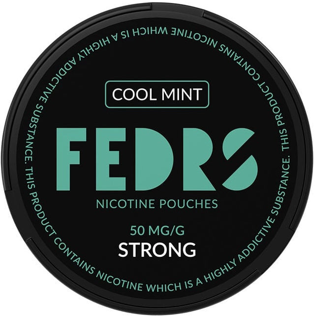 FEDRS BLACK Cool Mint-Nicotine Pouches-Snusbox