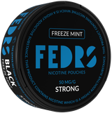 FEDRS BLACK Freeze Mint-Nicotine Pouches-SnusBox