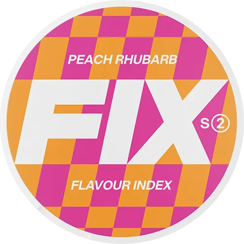 FIX Peach Rhubarb-Nicotine Pouches-SnusBox