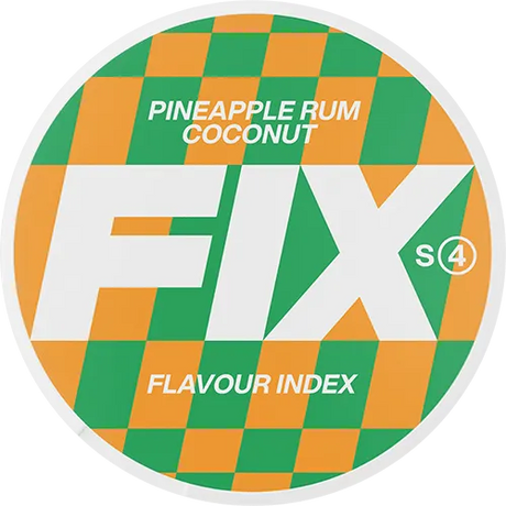 FIX Pineapple Rum Coconut-Nicotine Pouches-SnusBox