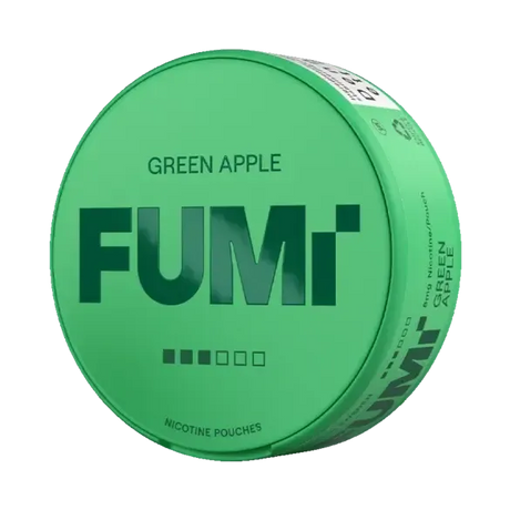 FUMI Green Apple Strong-Nicotine Pouches-SnusBox