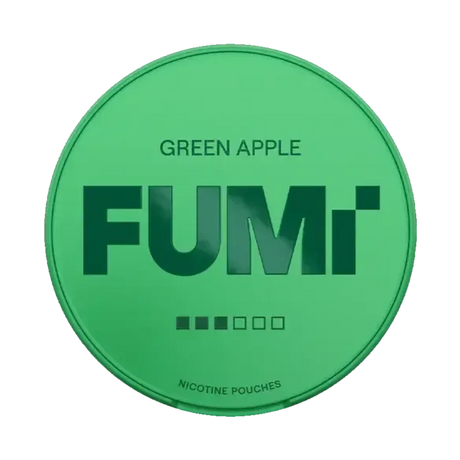 FUMI Green Apple Strong-Nicotine Pouches-SnusBox