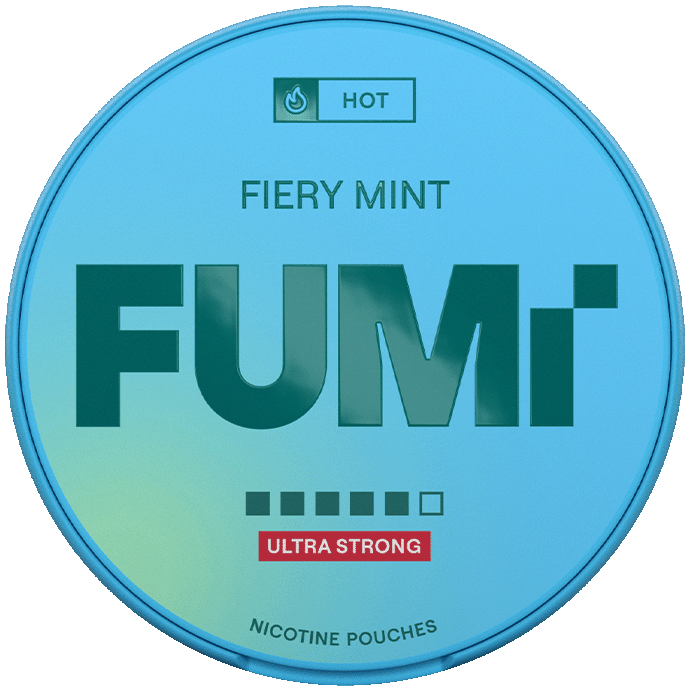 FUMi Fiery Mint Ultra Strong-Nicotine Pouches-snusbox.eu