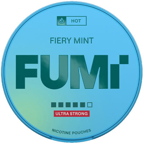 FUMi Fiery Mint Ultra Strong-Nicotine Pouches-snusbox.eu