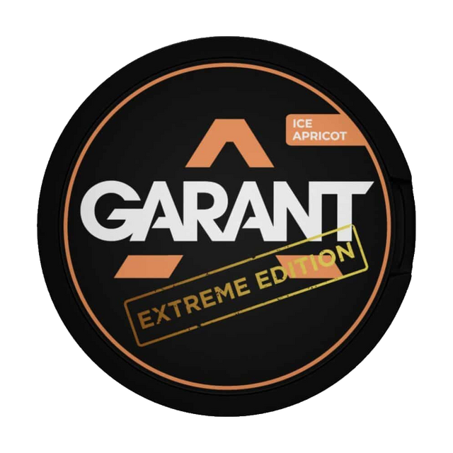 GARANT Ice Apricot Extreme-Nicotine Pouches-Snusbox.eu