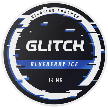 GLITCH Blueberry Ice-Nicotine Pouches-SnusBox