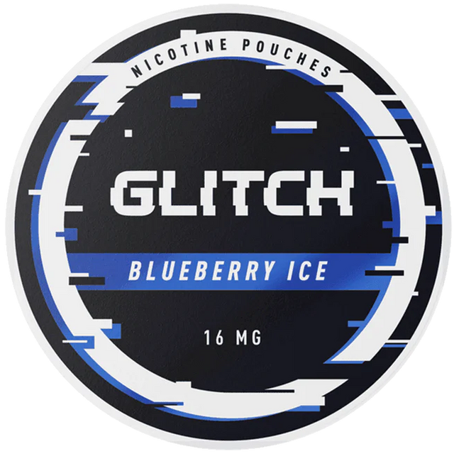 GLITCH Blueberry Ice-Nicotine Pouches-SnusBox