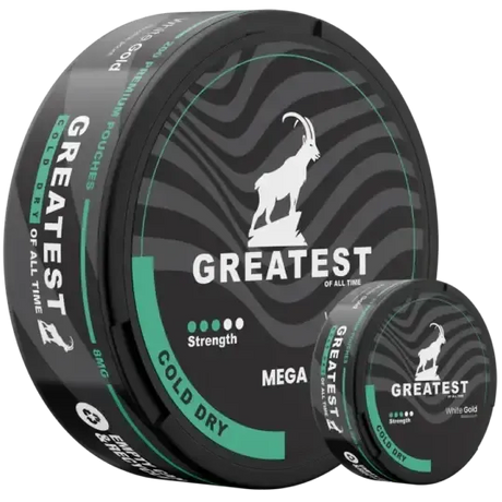Greatest Cold Dry Mega Can 8mg-Nicotine Pouches-SnusBox