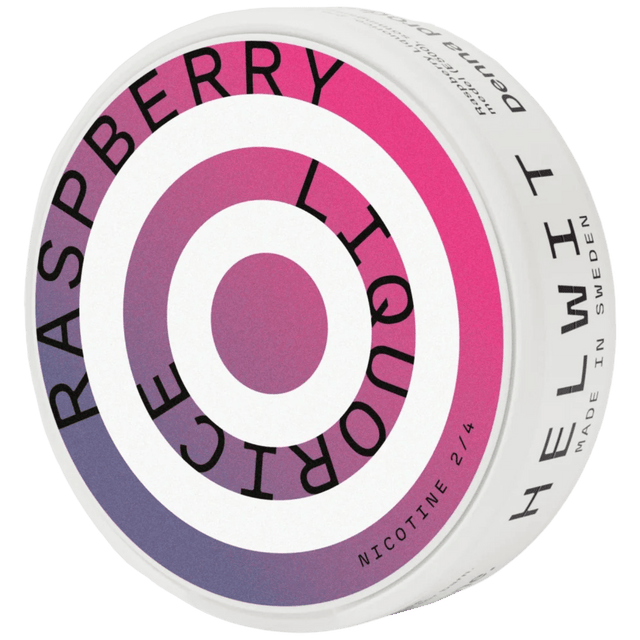 Helwit Raspberry Liquorice – Snusbox