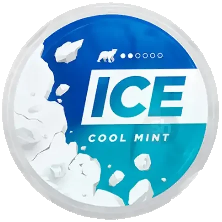 ICE Cool Mint Strong-Nicotine Pouches-snusbox.eu