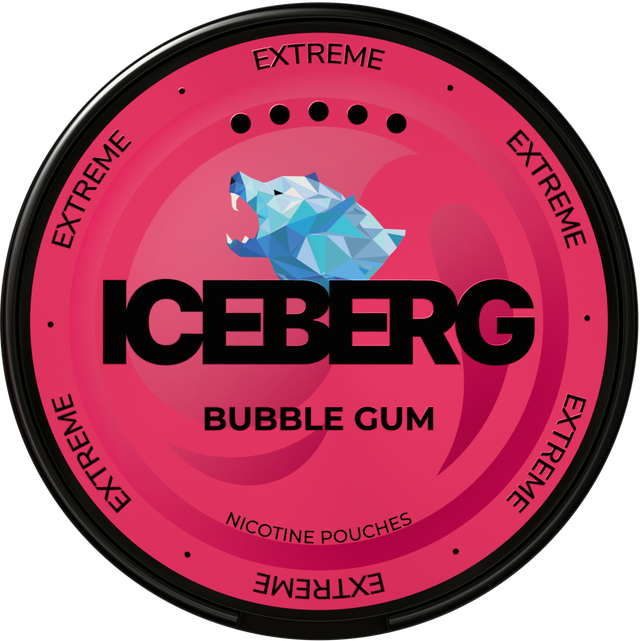 Iceberg Bubblegum-Nicotine Pouches-SnusBox