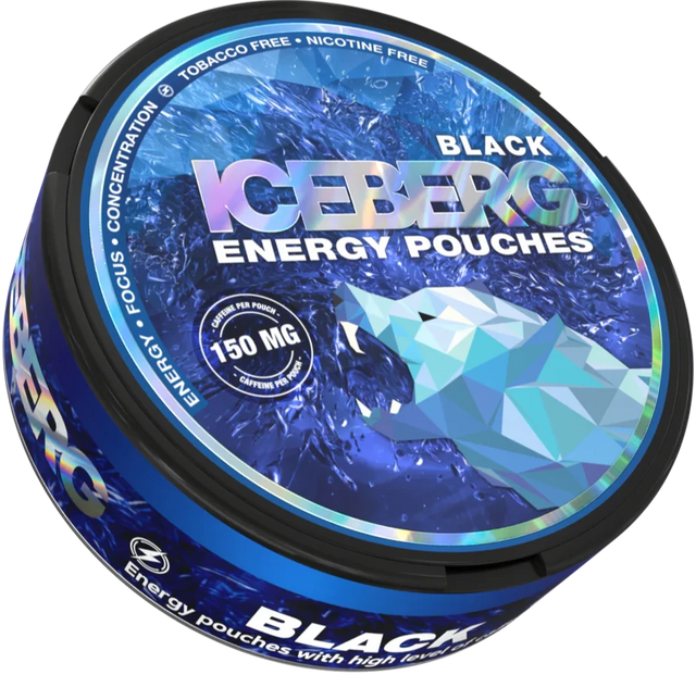Iceberg Energy Black 150 mg – Snusbox