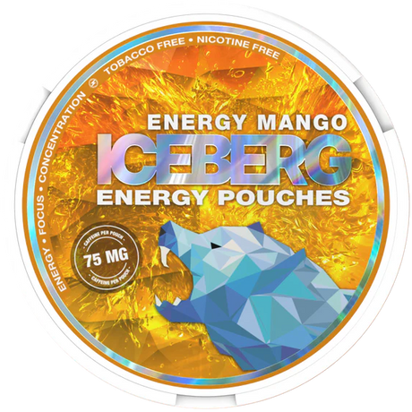 Iceberg Energy Mango 75mg-Energy Pouches-SnusBox