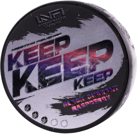 Keep Black Currant Raspberry-Nicotine Pouches-SnusBox.eu
