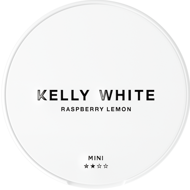 Kelly White Raspberry Lemon Mini – Snusbox