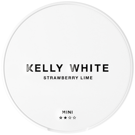 Kelly White Strawberry Lime Mini – Snusbox
