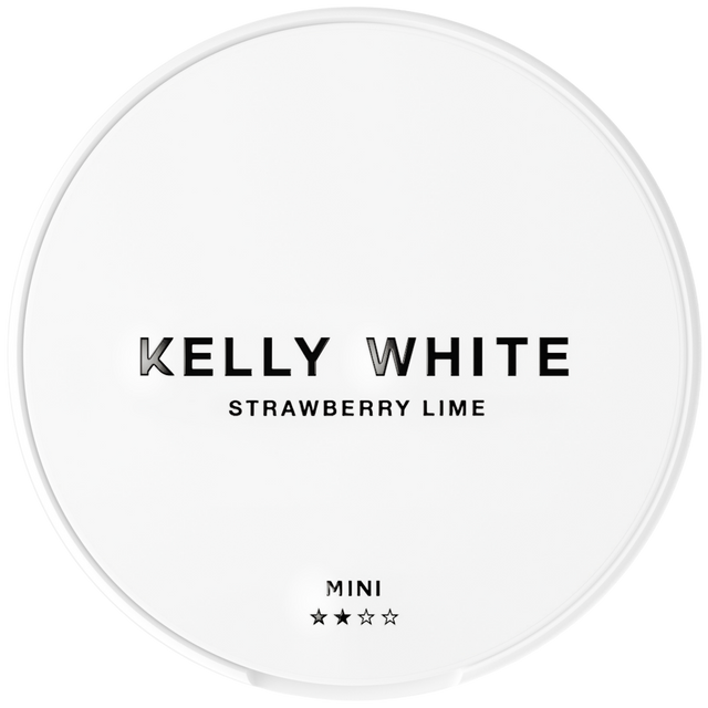 Kelly White Strawberry Lime Mini – Snusbox