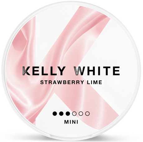 Kelly White Strawberry Lime Mini-Nicotine Pouches-SnusBox