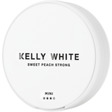 Kelly White Sweet Peach Mini – Snusbox