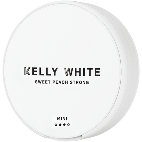Kelly White Sweet Peach Mini – Snusbox