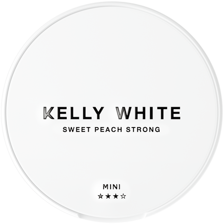 Kelly White Sweet Peach Mini – Snusbox