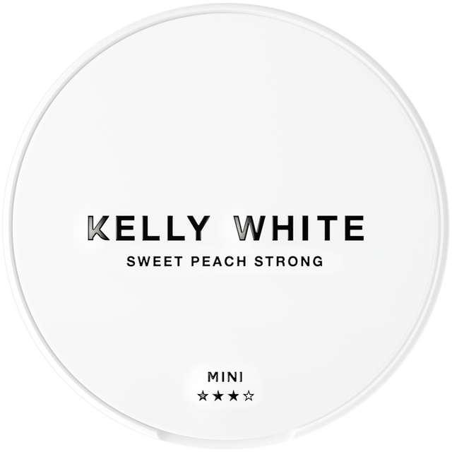 Kelly White Sweet Peach Mini – Snusbox