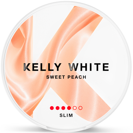 Kelly White Sweet Peach-Nicotine Pouches-SnusBox