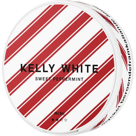 Kelly White Sweet Peppermint Mini-Nicotine Pouches-SnusBox
