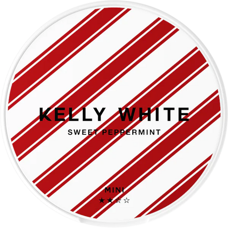 Kelly White Sweet Peppermint Mini-Nicotine Pouches-SnusBox