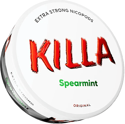 Killa Spearmint-Nicotine Pouches-SnusBox