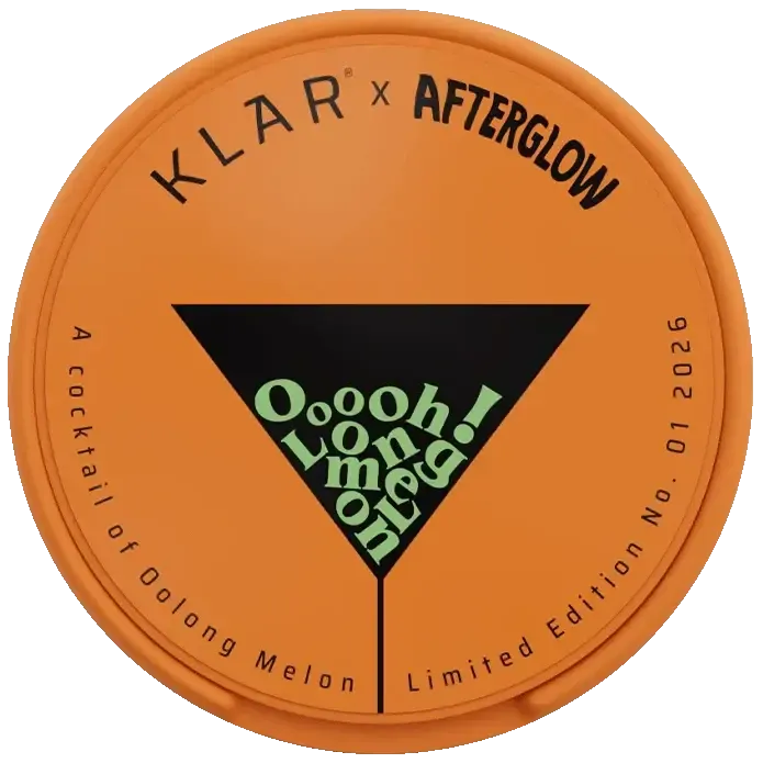 Klar Afterglow Edition Oolong Melon Mini Extra Strong-Nicotine Pouches-SnusBox