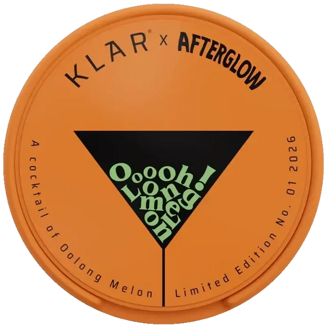 Klar Afterglow Edition Oolong Melon Mini Extra Strong-Nicotine Pouches-SnusBox