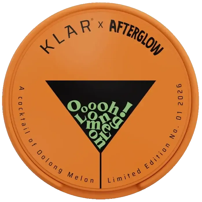 Klar Afterglow Edition Oolong Melon Mini Regular-Nicotine Pouches-SnusBox