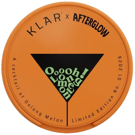 Klar Afterglow Edition Oolong Melon Mini Regular-Nicotine Pouches-SnusBox