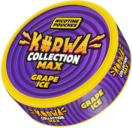 Kurwa Max Grape Ice-Nicotine Pouches-SnusBox