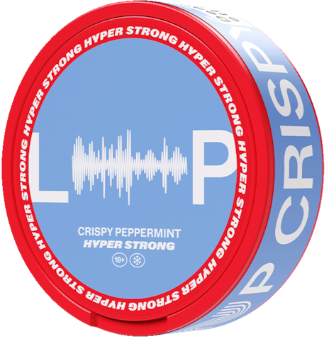 LOOP Crispy Peppermint Hyper Strong-Nicotine Pouches-SnusBox