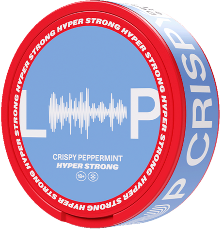 LOOP Crispy Peppermint Hyper Strong-Nicotine Pouches-SnusBox
