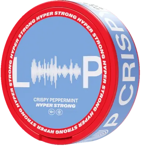 LOOP Crispy Peppermint Hyper Strong-Nicotine Pouches-SnusBox