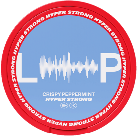 LOOP Crispy Peppermint Hyper Strong-Nicotine Pouches-SnusBox
