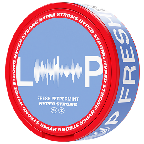 LOOP Fresh Peppermint Hyper Strong-Nicotine Pouches-SnusBox